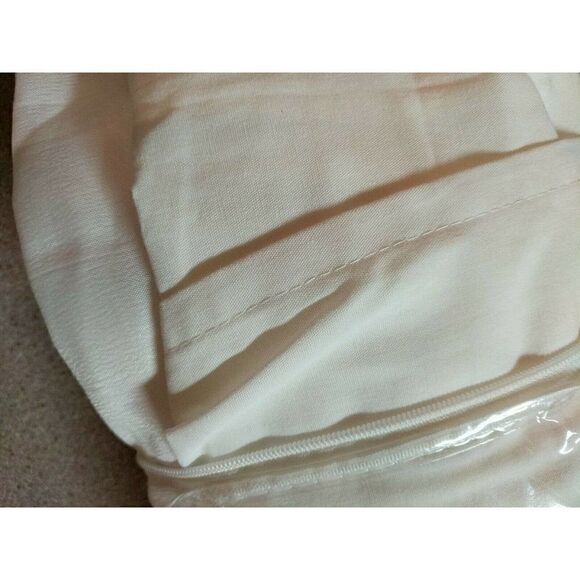 Smoothweave Tailored 14-Inch Twin Bedskirt, Ivory - Picture 5 of 6